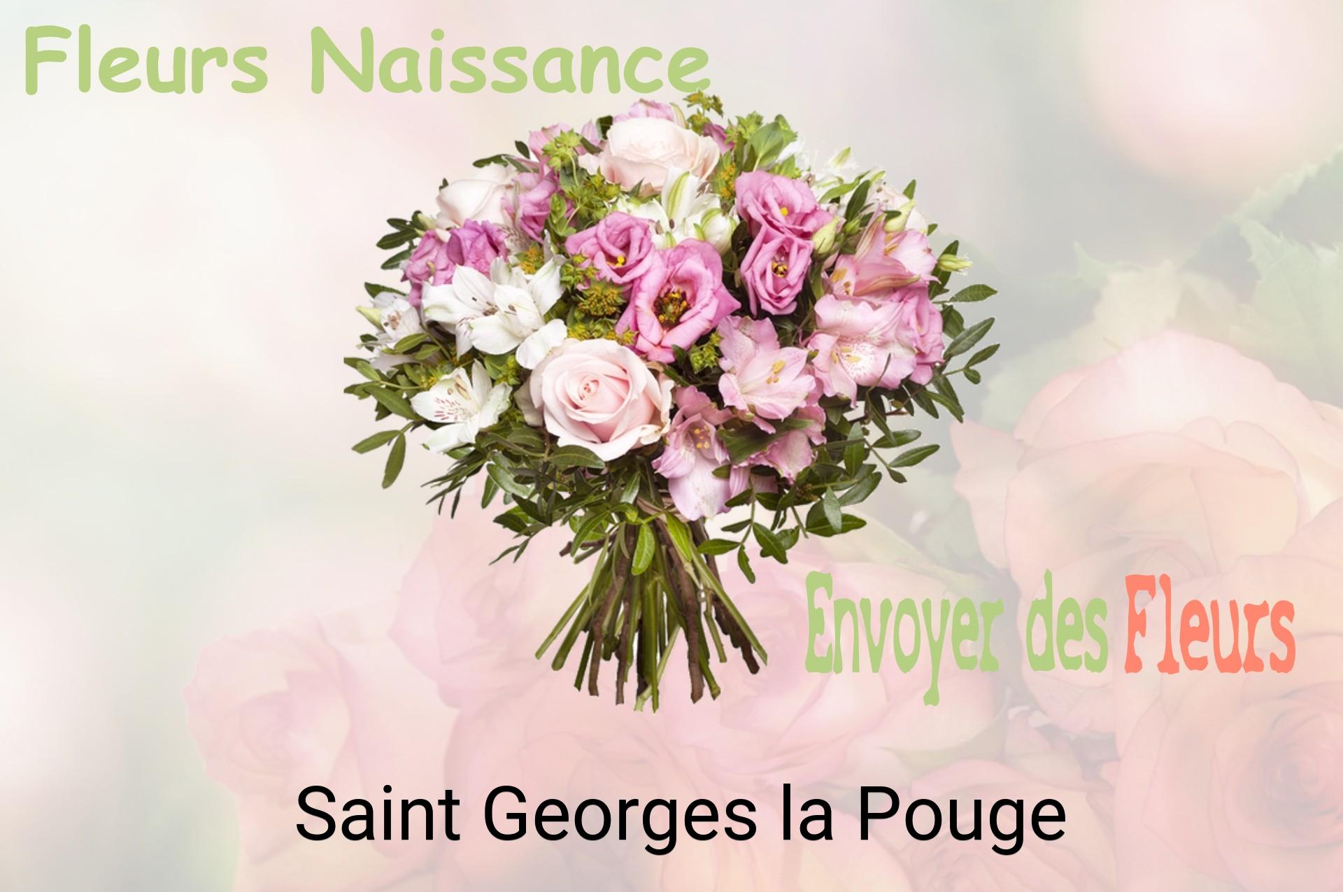 Bouquet de fleurs de naissance livré à Saint-Georges-la-Pouge
